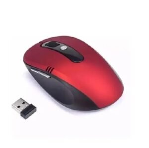 Mouse Sem Fio 2.4ghz Wireless - Cor Vermelha