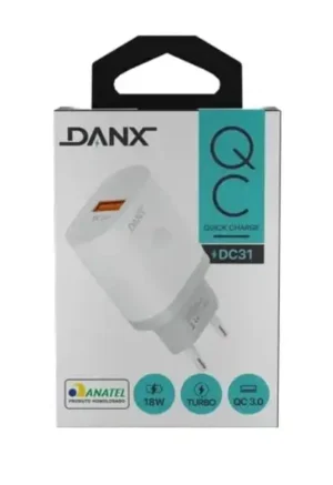 Fonte/carregador USB turbo - DANX 18W DC31