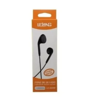 Fone De Ouvido Com Fio Lelong Sonora Natural Le-0228