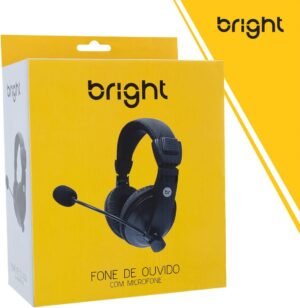 Fone de ouvido com microfone - BRIGHT