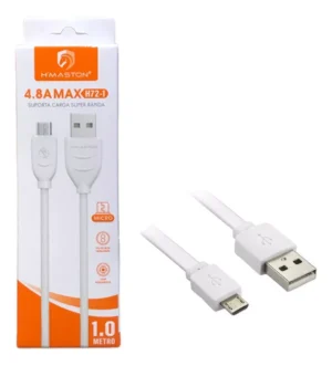 Cabo De Carga E Dados 1 Mt 4.8a Cabo Micro USB - Hmaston H72-1