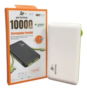 Carregador Portátil Turbo Power Bank 10000mah Universal