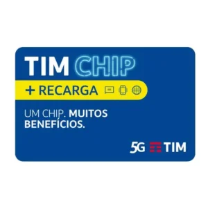 TIM Chip Pré Pago com recarga R$10,00 inclusa