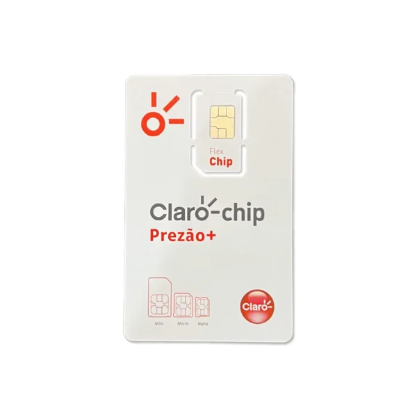 Chip Claro + Recarga R$10,00