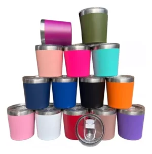 Mini Copo Caneca Térmico De 240ml Com Tampa
