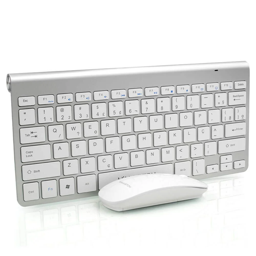 Kit Teclado + Mouse sem Fio para Escritório - À Prova D'Água | H'MASTON JP102