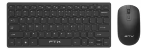 Kit Teclado + Mouse Slim Para Escritório C/ Teclas Ante-Ruído | FTX GK-03