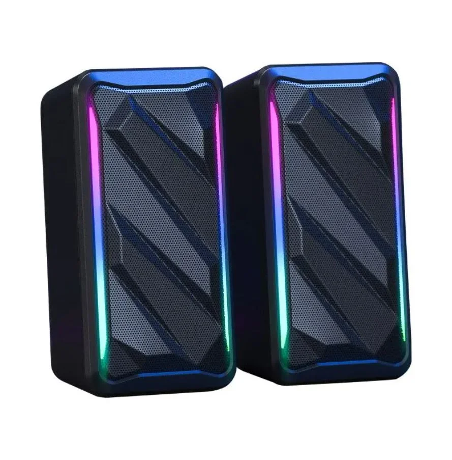 Caixas de Som KNUP HÓRUS RO849 2.0 Multimídia Speaker RGB